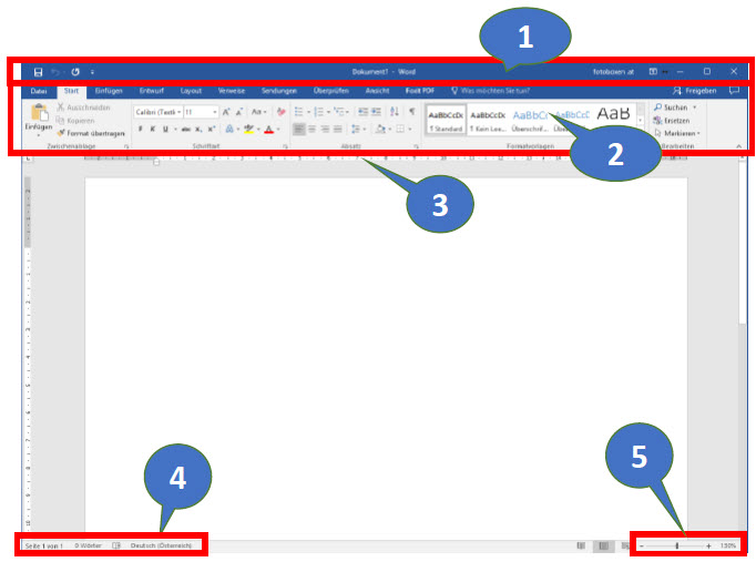 Word Programmoberfläche2