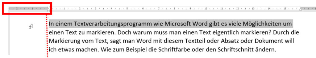 Word makieren