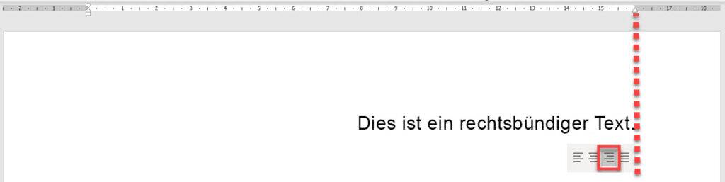 rechtsbündiger Text