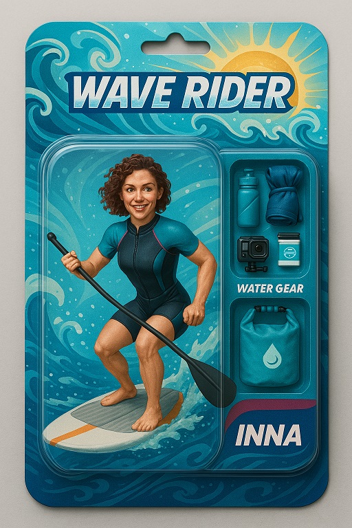 ChatGPT Actionfigur Wassersportler