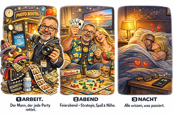 ChatGPT Karikatur Idee: Karikatur Storyboard