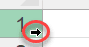 Excel Mauszeiger - Zeile markieren