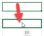 Excel Mauszeiger - Zellinhalt verschieben Drag & Drop